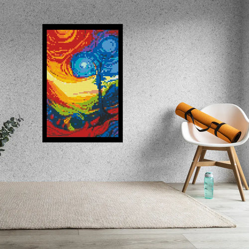 Abstract Tree Bricked Mosaic Home Decor 20x30" Memobrick