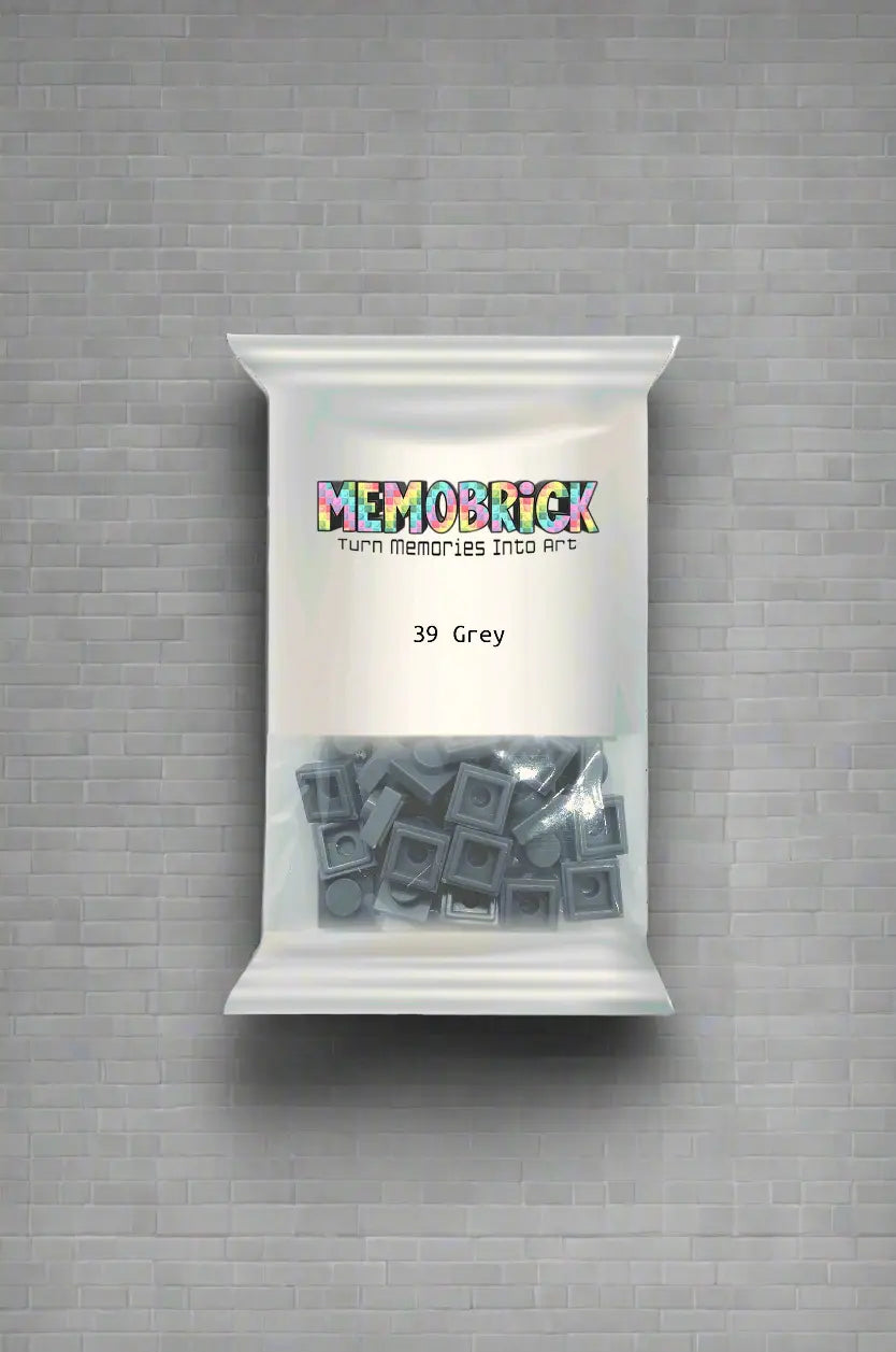 Bag of Bricks - Grey 39 - Memobrick