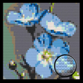 Blue-Flax-Flower-Home-Decor-Bricked-Mosaic-Portrait-16x16