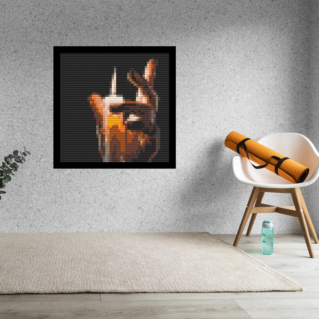 Candle-Light-Home-Decoration-Bricked-Mosaic-Portrait-16x16