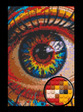 Eye-Abstract-Bricked-Mosaic-Home-Decor-20x30"