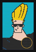 JOHNNY BRAVO BRICKED MOSAIC PORTRAIT 20X30 Memobrick