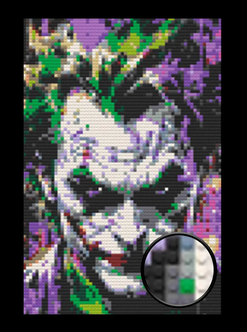 Joker Bricked Mosaic Home Decor 20x30" Memobrick