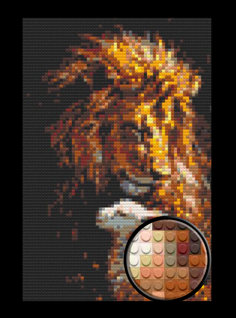 Lion-and-Lamb-Bricked-Mosaic-Home-Decor-20x30