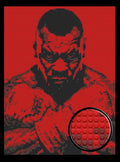 Mike Tyson Art Piece Home Wall Decor Bricked Mosaic Portrait 40x30" - Memobrick
