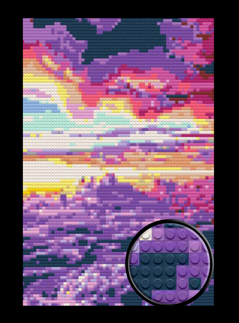 Purple-Sky-Bricked-Mosaic-Home-Decor-20x30