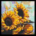 Sunflowers-Home-Decoration-Bricked-Mosaic-Portrait-16x16