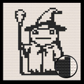 Wizard-Frog-Home-Decoration-Bricked-Mosaic-Portrait-16x16